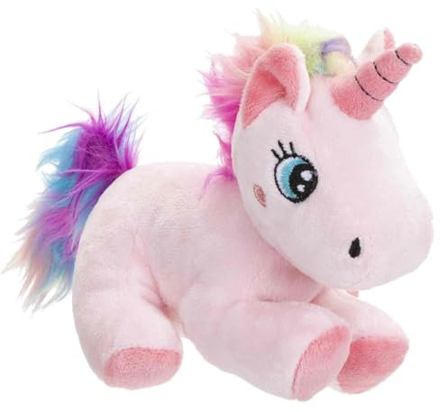 VFM - Jouet Doux à Licorne Rose 16 cm couché Unicorne Super Douce Peluche Mignonne Jouet brodé