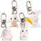 YGCHEN Porte-Clés Lapin Porte Cle Anniversaire Keychain Lapin Pendentif Mignon Porte Clés Animal Jouets de Fête Anniversaire Enfants Décoration (4 Pièces)