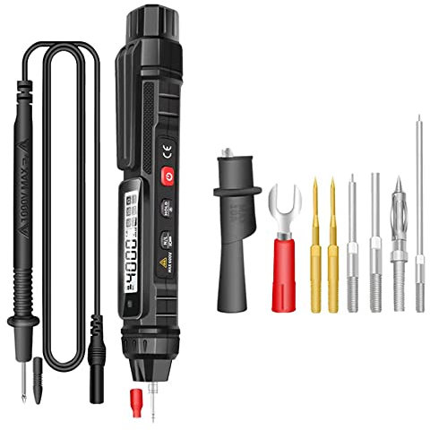 Digital Multimeter,Sunydog 2in1 Electric Test Pen Digital Multimeter Professional Voltage t Resistance Measurement Test Meter Live Wire Recognition Data-Hold LCD Display Tester