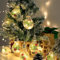 Kizozo Cadena de luces LED para Navidad, funciona con pilas, 4 m, 10 bombillas, para interior, iluminación navideña para interior/exterior, guirnalda de luces LED para árbol de Navidad, decoración