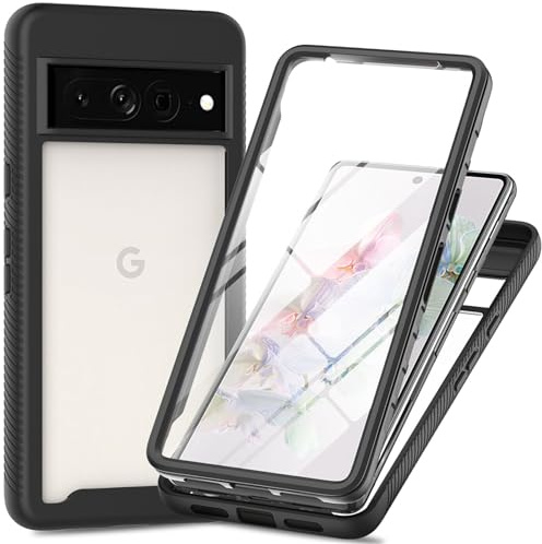 betterfon Google Pixel 8 Pro Hülle Handyhülle 360° Grad Case Cover 2-teilig mit Folie