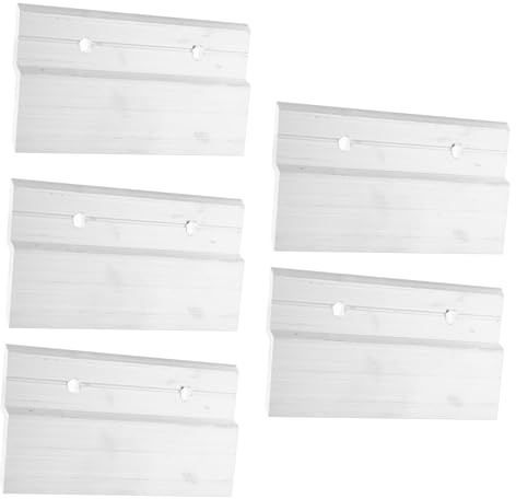 Angoily 5pairs Plywood Hook Kit French Cleat Hooks for Hanging Strips Heavy Duty Mirror Hanging Hardware