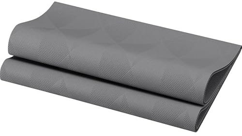 240 Duni Elegance®-Servietten Crystal 40 x 40 cm Granite Grey