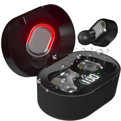 Bluetooth Kopfhörer in Ear, 2024 Kopfhörer Kabellos Bluetooth 5.3 Kopfhörer mit ENC Mic, 50 Std Tiefer Bass Wireless Earbuds, Touch Control, IP7 Wasserdicht Ohrhörer Wireless Earbuds mit LED-Anzeige