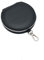 CHUYIX Mini porte-monnaie rond pour femme 1 pièce en cuir femme portefeuille portable tendance poignet petit portefeuille avec fermeture éclair mode poignet porte-monnaie tendance