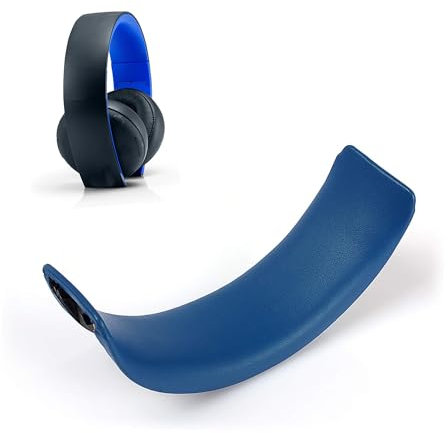HTINDUSTRY Sostituzione del padiglione compatibile con Sony Gold Wireless cuffie PS3 PS4 7.1 Virtual Surround Sound CECHYA-0083 cuffie padiglione con pelle confortevole