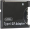 SUPYINI 2 TB Speicherkarte auf CF-Adapter, Typ-I-Schnittstelle, Unverzichtbar für Kamera, Computerzubehör mit Riser-Karte, Flash-Karten-Adapter