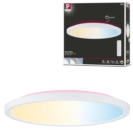 Paulmann 71191 Panel Atria Shine SepSwitch 19W TunW RGB 290mm Weiß Kunststoff