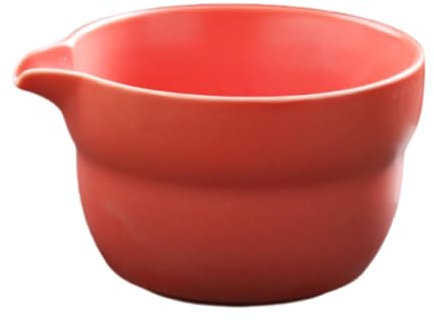 EHJRE Cuenco Artesanal para Mezclar Matcha, Recipiente Tradicional de 300 ml, Rosa, Individual