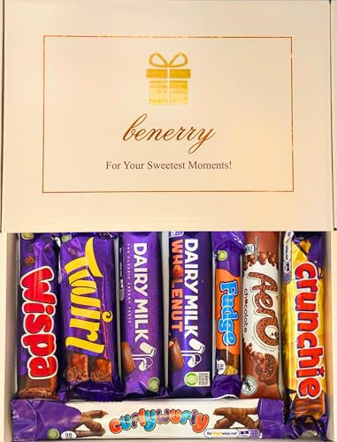 Benerry Chocolate Gift Box – 8 Treats Letterbox Gift for Any Occasion
