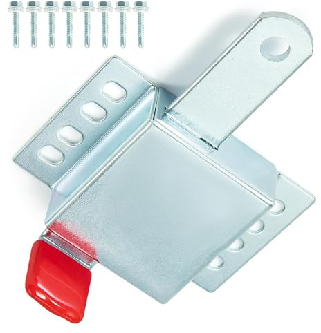 Serrure De Sécurité Porte Garage Installation Rapide Avec Couvercle Poignée En PVC Systèmes Verrouillage Préventifs Garage Boulon En Acier À Haute Résistance