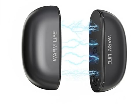 Hand Warmers Rechargeable 2 Pack,Electric Hand Warmer with 3-Level Heating & 10s Fast Heat, Magnetic Portable Pocket Heater for Outdoor Camping, Hunting, Skiing, Gifts for Men Women