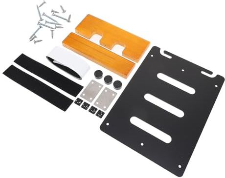 Cabilock Gitarreneffekt Board in Schwarz Organisiert Effektgeräte und Stromversorgung Praktisches Gitarrenzubehör für Einfache Anwendung und Transport