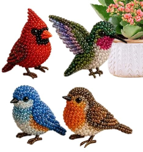 Generisch Perlen Bastelset 3D Figuren DIY - Kreatives Perlentiere Set Für Kinder Erwachsene | ABS Steckperlen Handarbeitsset Bastelspielzeug Für Dekoration Schreibtisch Geschenk Basteln