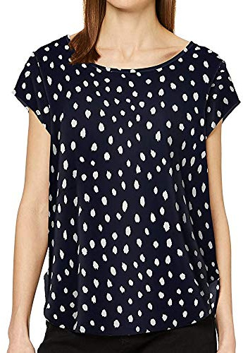 ONLY NOS Damen onlVIC SS AOP TOP NOOS WVN Top,, per pack Mehrfarbig (Night Sky AOP: IRREGULAR DOT), 34 (Herstellergröße: 34)