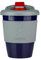 DrinkPod Taza de café reutilizable sin BPA 340 ml 12 oz taza de café/taza de viaje de plástico – Storm, gris