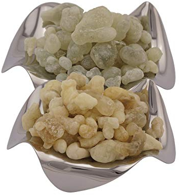 Premium Weihrauch Oman Al-Hojari Set 40g – Grad 1 & 2 Große Stücke – Grün & Weiß – Boswellia Sacra – Direktimport 1. Qualität für Räuchern & Meditation