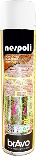 NESPOLI Aérosol peinture marquage blanc mat 600 ml