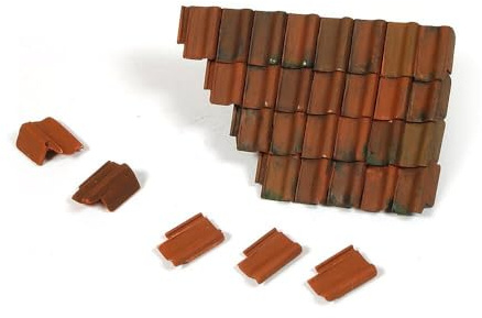 Vallejo Scenics - 1:35 Damaged Roof Section & Tiles