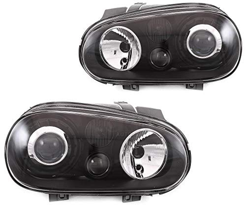 Scheinwerfer Set IV 4 1J Bj. 97-03 schwarz DE-Licht R32 Look