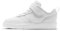 NIKE Court Borough Low 2 (Tdv), Zapatillas Bajas Unisex niños, Blanco, 22 EU
