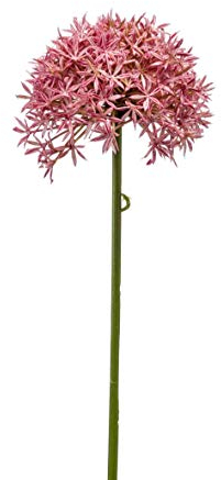artplants.de Künstliche Blume Allium ARNAU, pink, 60cm - Kunstblume Zierlauch