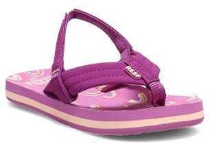 REEF Little Ahi Sandal, Purple Rainbow, 4/5 UK Child