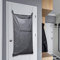 KINGSUSLAY Hanging Hamper, Hanging Basket with Hooks, Space Saving Laundry Bag and Over The Door Laundry Bag (Pop Heather Grey, 2Pack)