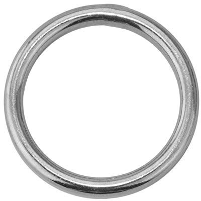 Rundringe geschweißt und poliert 4x30 mm aus Edelstahl A4 (20 Stück) | O-Ringe - Ösenringe - Edelstahlringe von MESAROS®