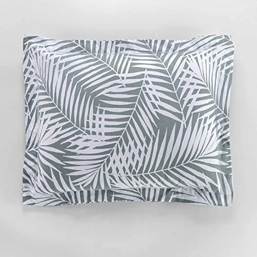 douceur d'intérieur, Kissenbezug Botania Salbei, 50 x 70 cm, 100% Baumwolle