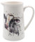 Lesser and Pavey LP49077 - Jarra de cerámica, diseño de vaca Country Life | 1 unidad, color blanco