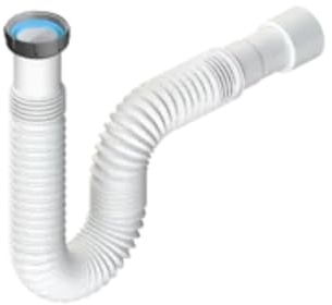 L.B. Plast - Flexible de vidange avec raccord 1 1/4 et Sorties Ø32 et Ø40 mm L.B. PLAST D223-M - RUB10603 - Blanc