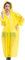 Boolavard Adultes/Enfants Unisexe Imperméable Réutilisable Manteau de Pluie Portable Veste de Pluie Poncho pour l'extérieur (Jaune, Adultes 150 * 65 cm)