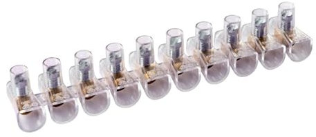 UNIVERSO CONFEZIONE 50 PEZZI MORSETTO FORBOX A CAPPUCCIO UNIPOLARE TRASPERENTE PER CAVI CON SEZIONE 10MM