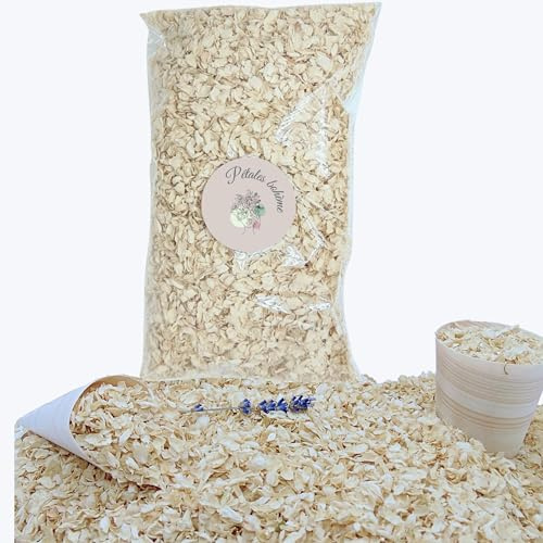 Confettis Fleurs Séchées Mariage Pétale Jasmin naturel Blanc Ivoire 1L | Naturel, Décoration Table Champêtre, Pétales à Jeter, en vrac, Fleurs Séchées naturelles