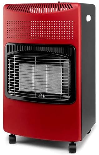 Suinga Estufa Cerámica a Gas Roja, 4200 W, Gas butano y/o propano [Clase energética A].