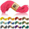 Ganzoo Paracord 350 Seil, Nylon Polyester, 2,5mm, Typ 1, 30m, Outdoor Schnur, Allzweckseil, Takelung für Armband, Hundehalsband, Hundeleine Knüpfen, Camping Survival, Magenta