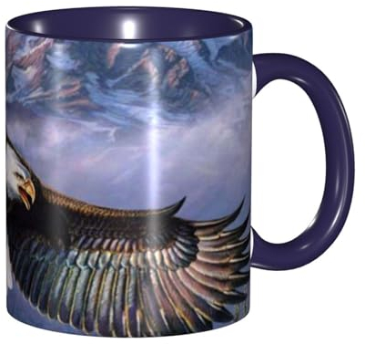 Tasse mit fliegendem Adler – Keramiktasse, tolle Geschenkidee oder perfekt für Küchen, Restaurants und Cafés, Kaffeetassen, Teetassen
