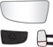 SENZEAL Spiegelglas Links Fahrerseite mit Trägerplatte für Ford Transit MK8 2014-2022 1855103 BK3117C718AB Außenspiegel Glas Ersatz (Unten Links)