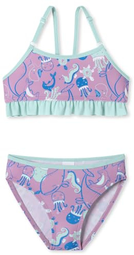 Schiesser Mädchen Schiesser Mädchen Bustier Bikini Set - Aqua Kids Girls - Größe 92 Bis 140 Bikini-Set (2er Pack)