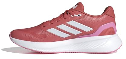 adidas Runfalcon 5 Running Shoes, Zapatillas Mujer, Better Scarlet FTWR White Bliss Pink, 44 EU