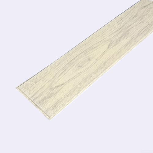 Adesivi murali con venature del legno per decorazione domestica, battiscopa in PVC, resistente al calore, abete grigio (rovere bianco)
