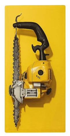 JTKBNVM Yellow Two Chainsaws Bath Towel Absorbent Towel Soft Towel Quick Drying Towel Gym Towels for Women Men Large Hand Towel Sports Towel Bath Sheets
