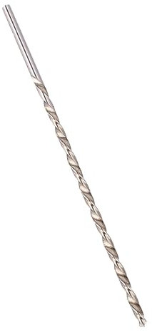 Extra Long HSS Twist Drill Bit for Fast Drilling in Block and Masonry, 5mm X 200mm, Straight Shank, Auger Bit