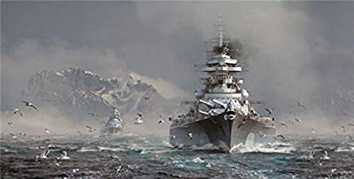 Puzzle Schlachtschiff der Bismarck-Klasse, 2000-teiliges Fotopuzzle aus Papier, Wanddekoration für Wohnzimmer und Schlafzimmer, Puzzlespielzeug, 70 x 100 cm