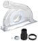 Grinder Shroud Dust Extractor Cutting Guard, Suitable for 4-5 Diameter Angle Grinder and 3/4/5 Saw Blades Transparent Grinding Dust Cover