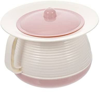 OATIPHO Pot De Chambre Adulte Avec Couvercle Seau à Urine Avec Poignée Crachoir Domestique Simple Et Pratique