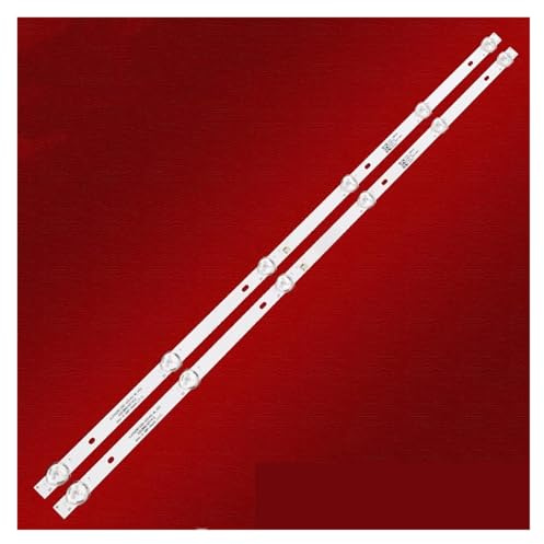 KWRTFKTYS LED-TV-Hintergrundbeleuchtungsleiste for HR*S SQY32A114 2x6 2W MCPCB JL D32061330 031AS M V02 for E-ON EX 32HT002B V1T09 for V-vax 32LE120T2S2(2 piece For 1TV)