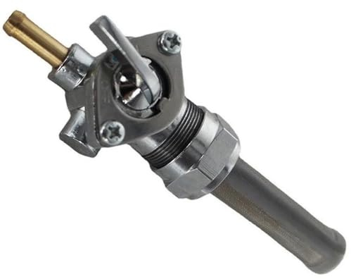 Interrupteur de piston soupape carburant pour guidon droit moto, compatible avec Harley Davidson Dyna Electra Glide Fatboy 62167-81 62163-75 Interrupteur de Robinet Essence Moto Réservoir Rob