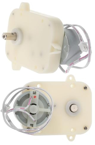 VALICLUD 2 Stück Ersatzmotor für Uhrenbeweger mit Stabilem Untersetzungsgetriebe und Präzisem Drehmechanismus Geeignet für Automatische Uhrenbeweger und Uhrenaufbewahrungsboxen